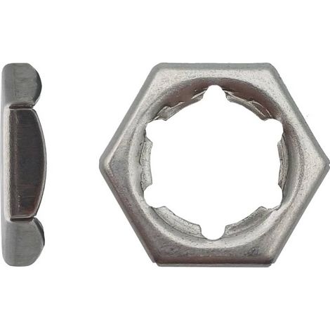 100 Ecrous PAL Autofreinés à Effet Ressort M16 mm - DIN 7967 - Inox A2 - D-Work