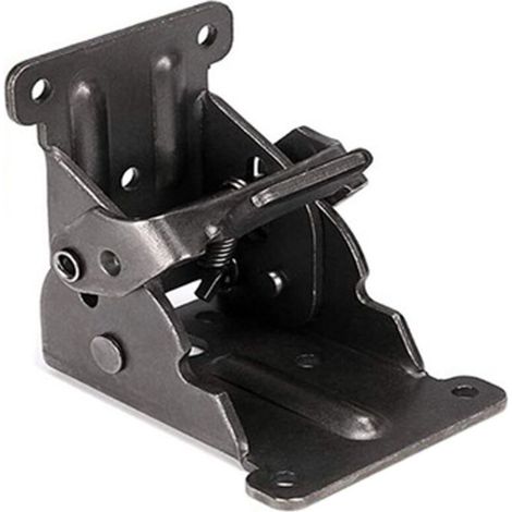 Paquet de 4 supports pliants, support d'extension de verrouillage TopDirect, charnières pliables à verrouillage automatique avec vis pour pieds de table et de lit (1/5)
