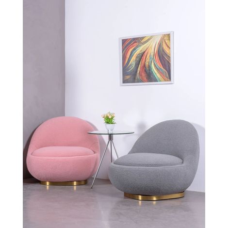 Nest Dream - Fauteuil pivotant design - Corsica - Rose