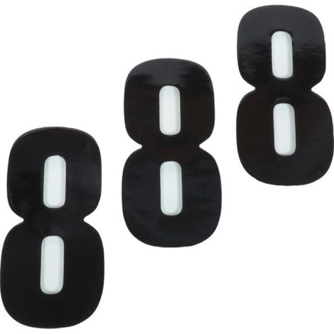 blackbird Autoaufkleber 5048/20/8 Nummer 8 schwarz 160x75 neu (1/2)