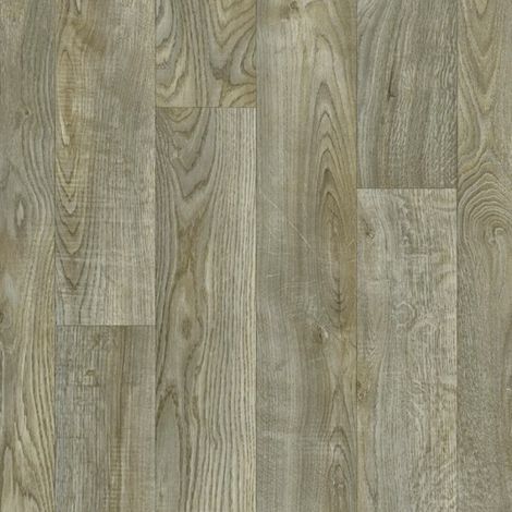 Sol PVC Textile - Aspect parquet chêne foncé - Rouleau de 2m x 3m (1/3)