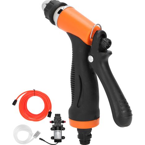 Kit de Pompe à Haute Pression 24V 100W Portable pour Lavage Auto et Voiture