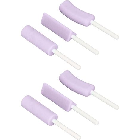 6 pièces Masticateurs pour Aligneurs Invisalign, Goût Myrtille, Accessoire d'Hygiène Dentaire Portable pour Traitement Orthodontique à Domicile et Déplacements - Bleu (1/5)