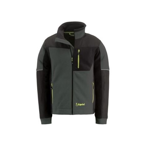 PILE MAGLIA FELPA GIACCA OUTDOOR LAVORO KAVIR GRIGIO TG. M/L/XL/XXL KAPRIOL, " M "