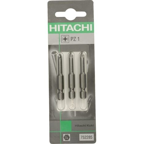 Embout Pozidriv® N°1 L.50 x 3 HIKOKI 752285 (1/2)