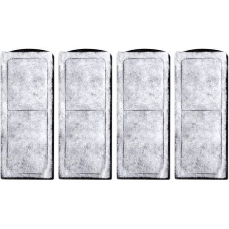 Filtre D'aquarium Coton, Cartouche Filtrante pour Aquarium, Rechange en Coton pour Filtre D'aquarium, Cartouche Filtrante pour Aquarium, Accessoire de Filtre Mural pour Aquarium, 4 Pièces (1/4)