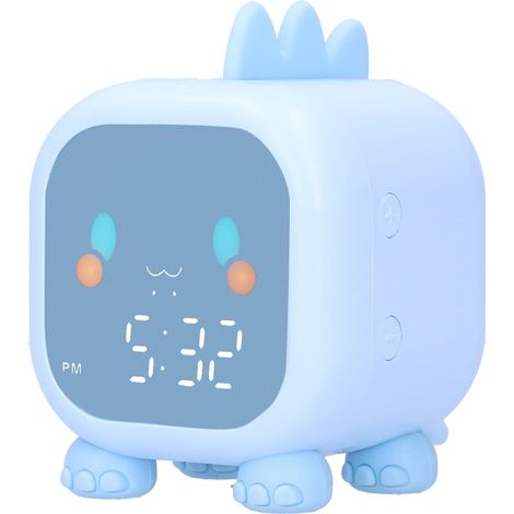 Réveil LED Mini Portable avec Contrôle Vocal, Affichage de Température, Charge USB et Minuterie 60 Minutes (1/5)