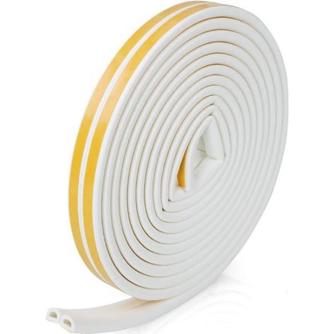 Bandes d'étanchéité autocollantes pour portes et fenêtres -Adhésif puissant-Isolation thermique, isolation acoustique et protection (1/5)