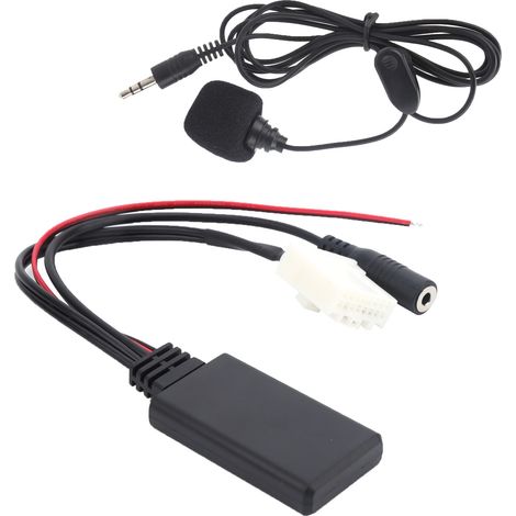 Adaptateur Bluetooth filaire avec micro mains libres pour autoradio Mazda 2 / 3 / 5 / 6 / MX5 / RX8 (à partir de 2006) (1/5)
