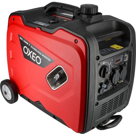 Générateur inverter 3.3 kW - Groupe électrogène silencieux – 2 prises 230v – 2 prises USB  - Sur roulettes - Camping et Chantier (1/5)