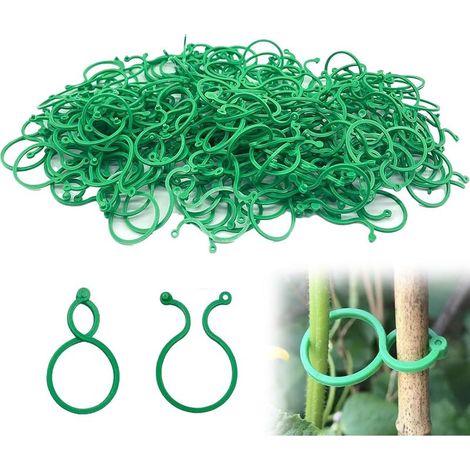 130 PCS Clips de Support pour Plantes,Reutilizable Plastico Clips Para Plantas de Jardín,Attache Tomate,Clip de Support pour Plante,Clips De Soporte Para Plantas Para Asegurar y Conectando Plantas (1/5)
