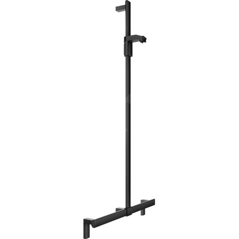 Barre de douche AXESS noire mate 700/1300mm (1/2)