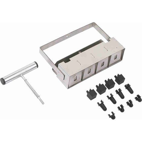 Hyuduo Bloqueur de Sol à Main Le Fabricant de Sols de Sol de 2 Pouces Blocs de Sol Tool de Blocage du Sol avec 3 Tailles Pins Bloc de ES Créateur (Blocker de Sol Uniquement) (1/5)