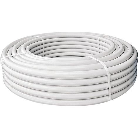 Claber Tubo collettore, in PE flessibile da 1/2" (13-16 mm) per irrigazione a goccia, Bianco, 25 m