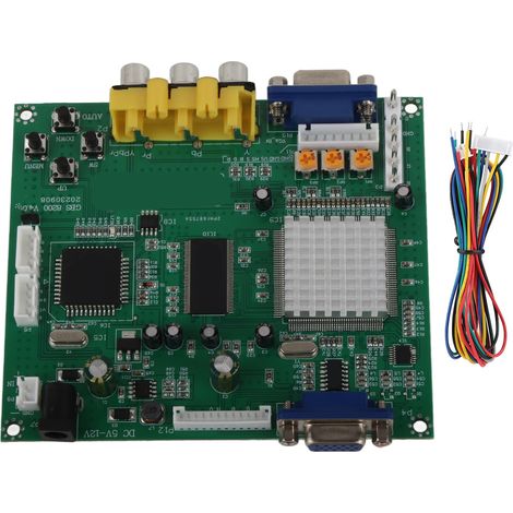Convertisseur Vidéo Arcade RGB/CGA/EGA/YUV vers VGA HD pour Jeux Rétro (1/5)