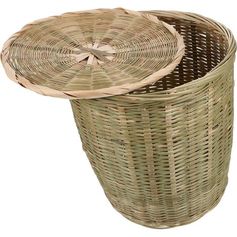 Panier de Rangement Tressé en Bambou, Décoratif, Résistant à L'usure (1/5)