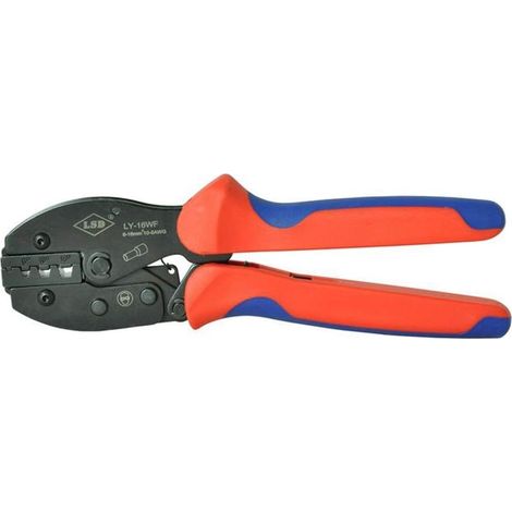 Pince à dénuder Spécial électricien spécial for pince à sertir 6-16mm² S'applique à l'outil de sertissage de ligne de câble coaxial (1/5)