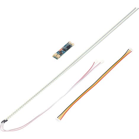 Bande lumineuse LED de rétroéclairage LCD universelle pour PC, en fibre de verre avec module pour lampes, 540 mm (1/5)