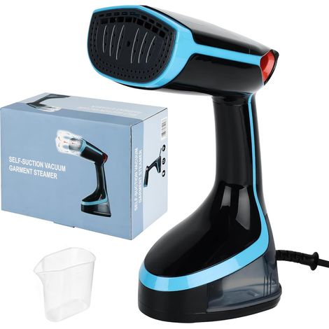Défroisseur vapeur portable 1400 W, réservoir 350 ml  Puissance d'aspiration 4500 Pa, Fonction d'aspiration, Fer à repasser de voyage, Brosse (1/5)