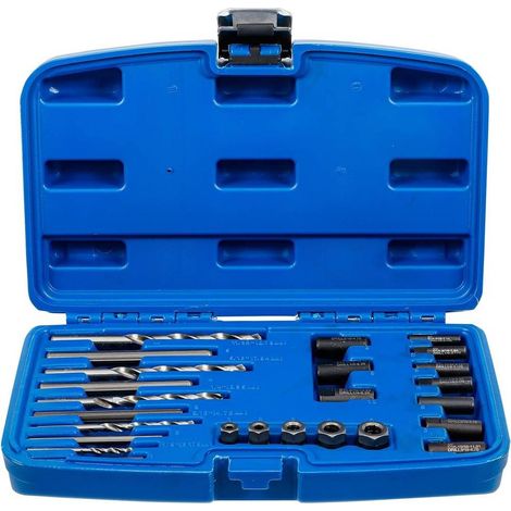 Jeu d Extracteurs de Vis HSS 25 pcs - Acier Haute Vitesse - Déblocage Facile et Rapide, Pro - D-Work (1/4)