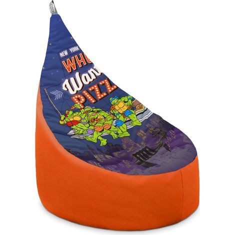 Puff infantil Tortugas Ninja Pizza T.N. Pizza