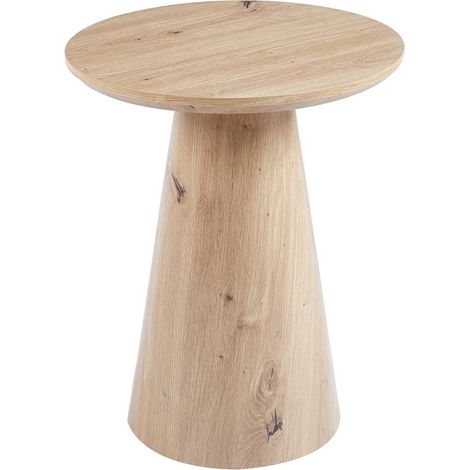 Runder Beistelltisch Kollektion TIGNES – Pinien-Effekt – D45 x H55 cm (1/5)