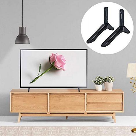 Support TV universel pour téléviseur 32-65 pouces Samsung Vizio Sony LCD, pied de table noir, sans compatibilité LG, support de base mural (1/5)
