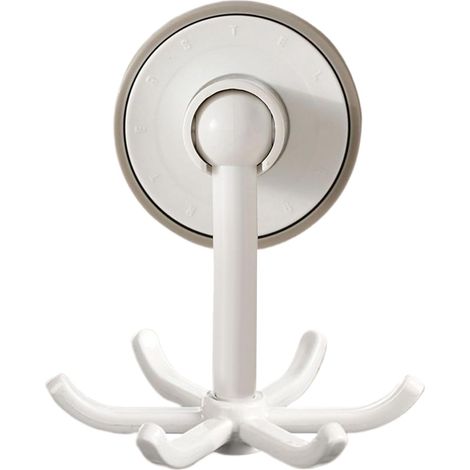 Towel Hooks 360 Degree Rotating Holder Bathroom Hooks with 6