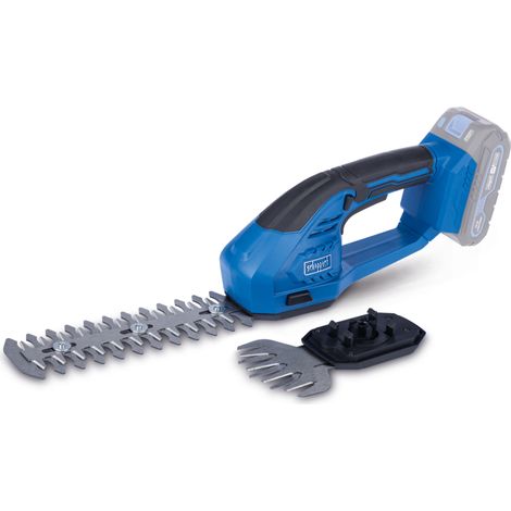 Scheppach Cisaille à gazon sans fil C-HTGS200-X – Taille-haie électrique IXES 20V – Coupe-bordure – Cisaille à buissons – 2 lames de coupe 90 et 200 mm – Sans batterie, sans chargeur (1/4)