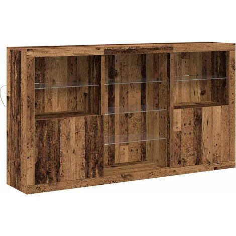 Vitrina Madera vieja 181.5 x 37 x 100 cm Madera contrachapada vidaXL (1/5)