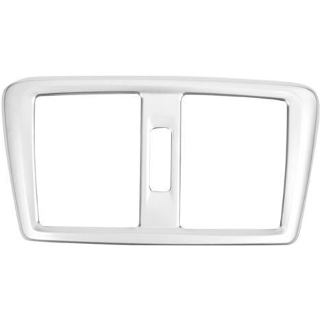 Embellecedor de la salida de aire trasera, marco de ventilación portátil y práctico, resistente a la decoloración, autoadhesivo y duradero para proteger contra el polvo y los arañazos.