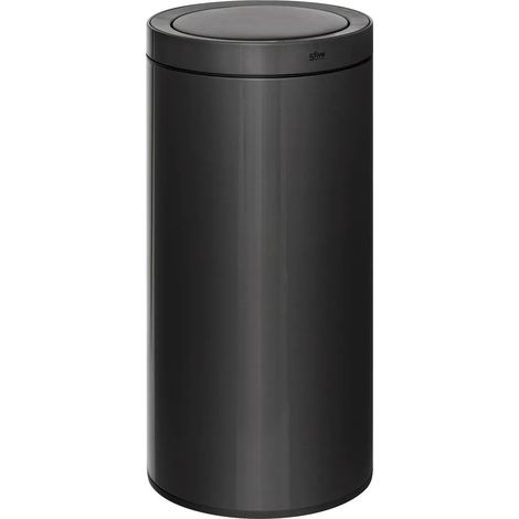 Cestino automatico delta in metallo nero 40l - 5five (1/5)
