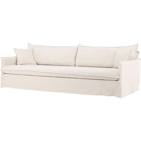 Nova Sofa 4-Sitzer beige. (1/5)