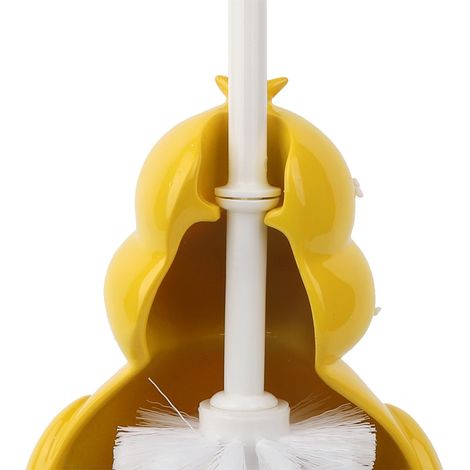 Porte-brosse WC au design original - Canard en résine, ensemble brosse WC-AquaForge (1/2)