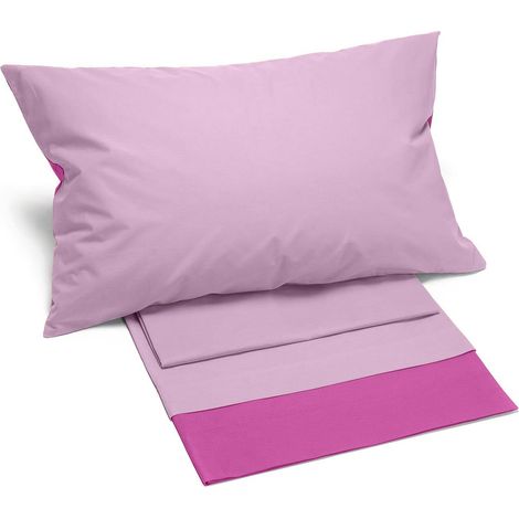 Parure de lit avec Housse de Couette 100% Coton – 2 Taies d’Oreiller 50x80 cm, Linge de Lit Confortable et Elégant - Housses de Couettes Pour 1 Personne ou 2 Personnes (1/5)