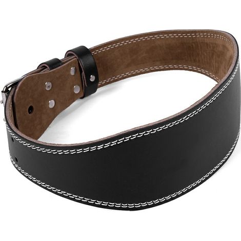 Ceinture De Soulevé De Terre - Cuir Pu - Soutien Lombaire - Pour Squat Et Deadlift - 10 Cm De Largeur - Taille Unique (1/5)