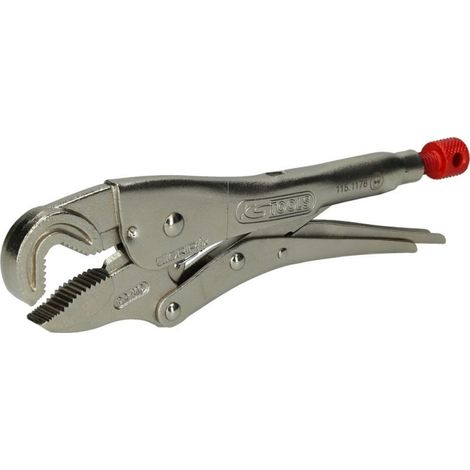 KS Tools Maul-Gripzange mit Drahtschneider, 240mm - 115.1176