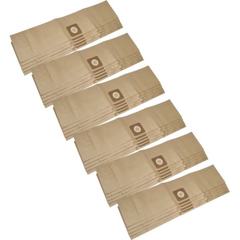 vhbw 30x Staubbeutel Ersatz für Bosch 2609256F32 für Staubsauger - 85,95cm x 19,9cm braun