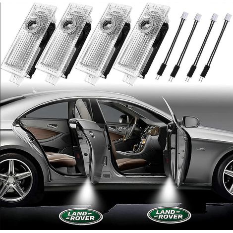 Design 4-teiliges Autotürlicht Logo-Projektorlicht Geisterschatten LED-Licht Begrüßungslaserlicht Kompatibel mit Land