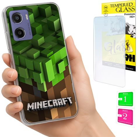 Funda para Motorola Moto E15 / Moto G05 con cubierta trasera y cristal 9H. (1/5)