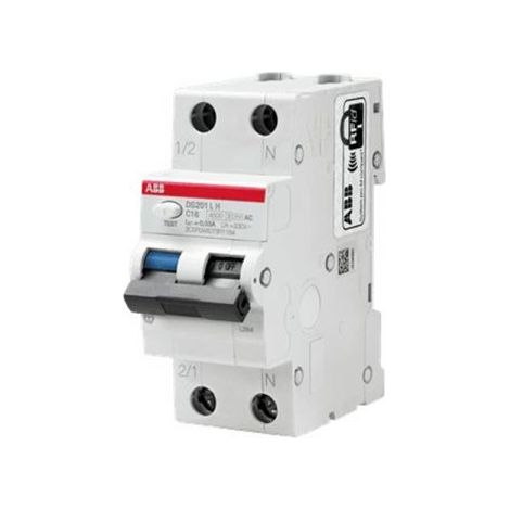 ABB differenziale magnetotermico 32A 30mA 4,5KA 1P+N - DS201LHC32AC30
