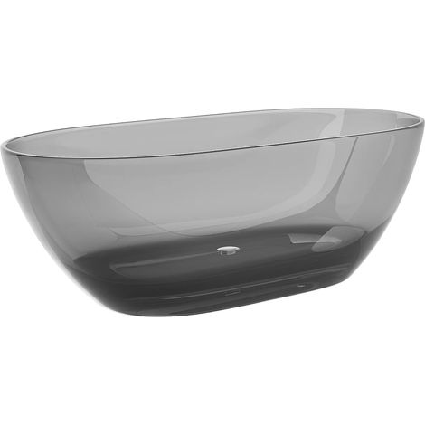 Vasca da bagno freestanding traslucida 292L 160 x 72 x 56 cm Grigio Resina - SPAVO (1/5)