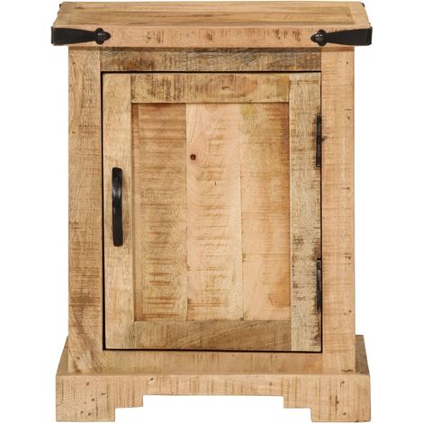 Maison Exclusive - Comodino 40x35x50 cm in Legno Massello di Mango (1/5)