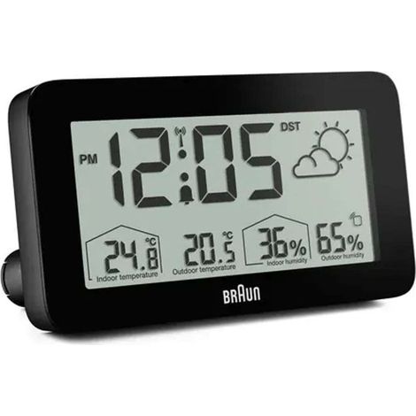 Braun - Stazione meteorologica BC13, nera 4007218676047 (1/2)
