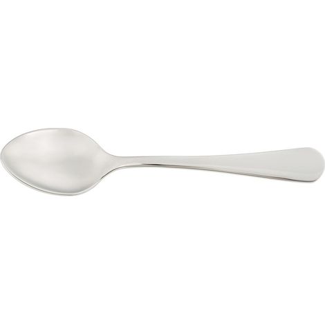 Cuchara para Café Arcos Serie Lisboa - Cuchara Monoblock de una pieza en Acero Inoxidable 18/10 y 130 mm - Color Plata (Silver). (1/2)