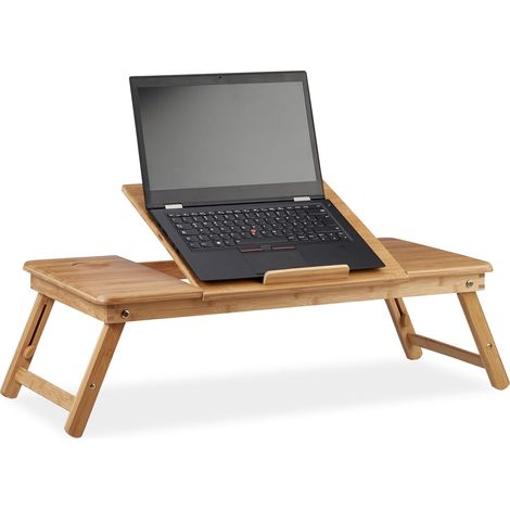 Mesa para portatil en bambu xl