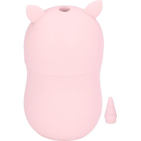 Rouleau de massage glacé en gel de silice pour le visage, resserre les pores, rouleau de massage facial portable, bac à glaçons rose (1/5)