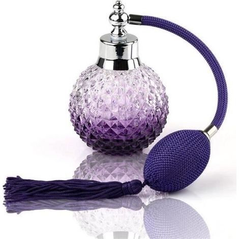 100 ml leere Parfüm-Sprühflasche (lila) (1/4)