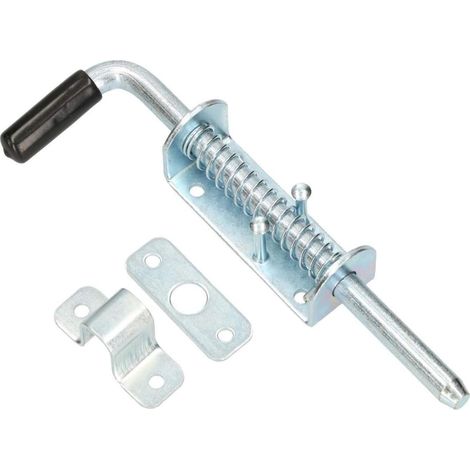 Verrou A Resorte - Acero Galvanizado - 220 Mm - Para Portal Y Puerta De Garaje - 1 Unidad (1/5)