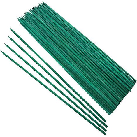 Tuteurs en bambou pour tomates, lot de 100, pour jardin (1/5)